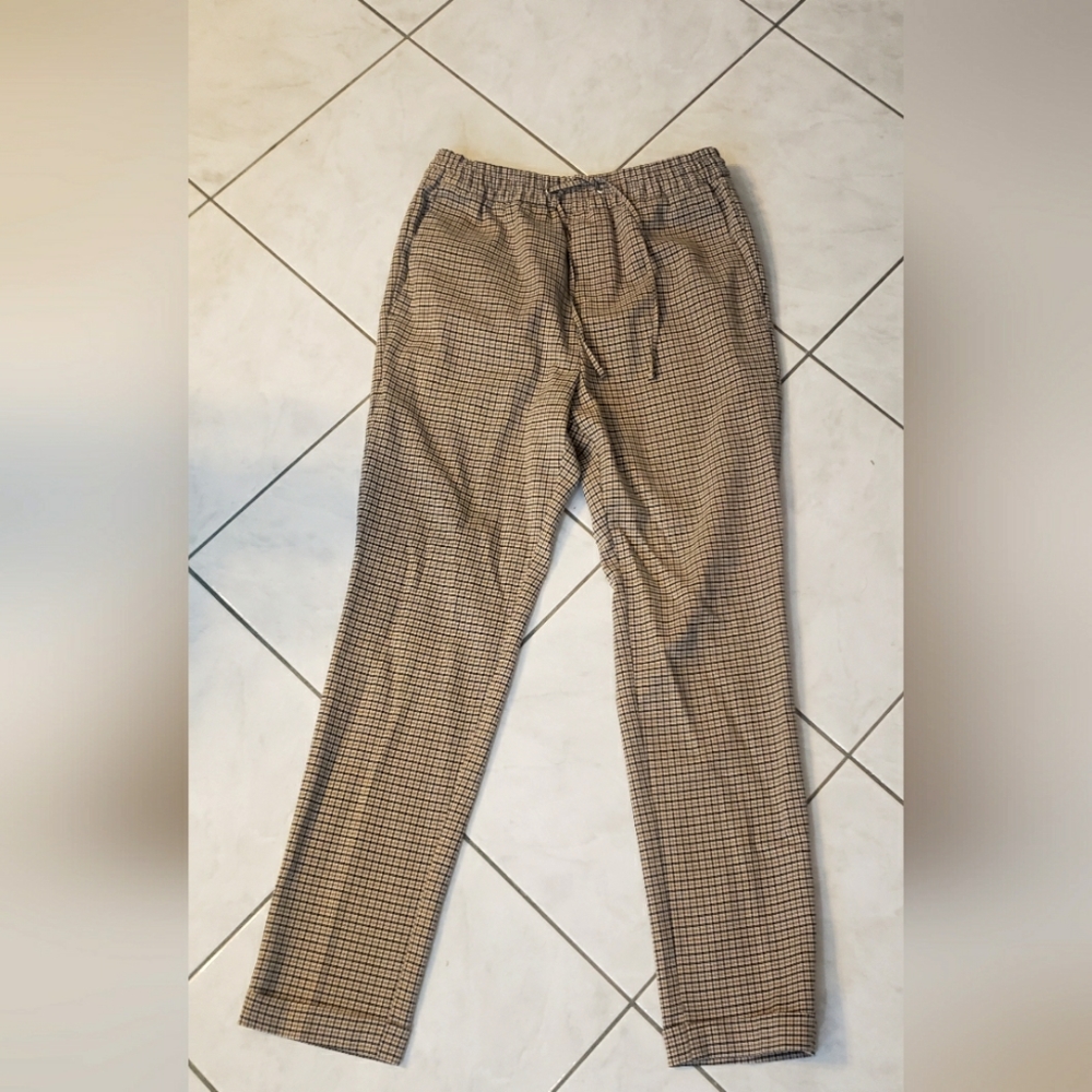 H&M Drawstring checkered pants